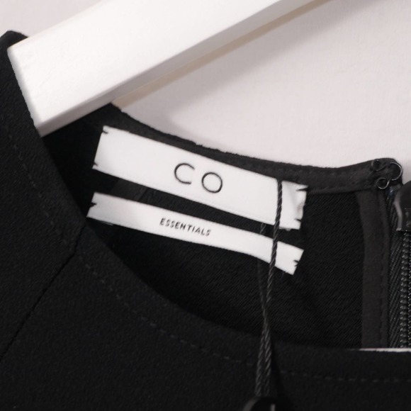 CO Essential Black Shift Long Sleeve Dress Size XS - Picture 4 of 12